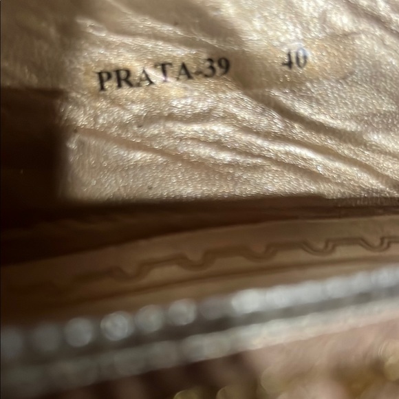 Gold Embellished High Heel Mules - Picture 2 of 7